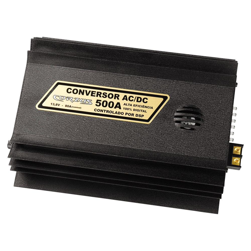 Corzus Ftd 80 Hi-tech Conversor Ac/dc 80a 13,8v Fonte Digital
