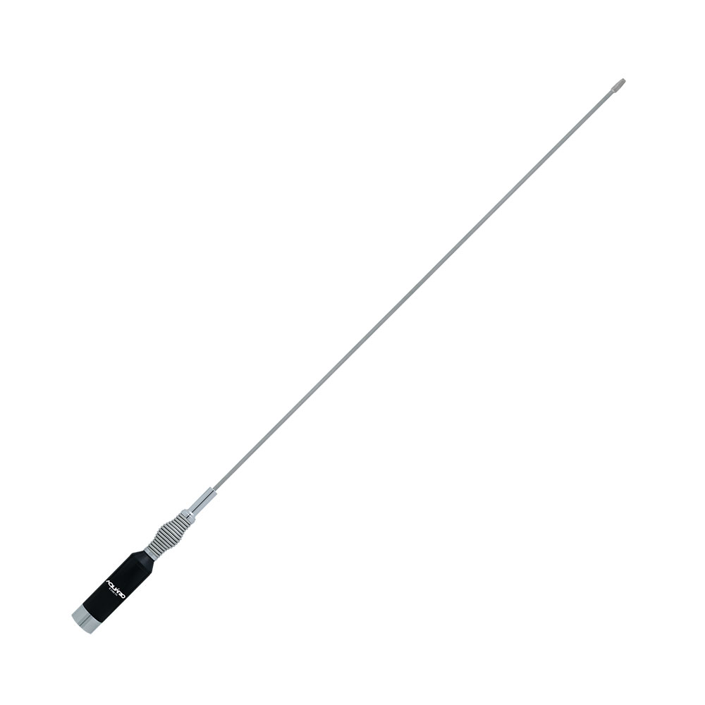 Antena Móvel Aquário B-2080 Com Bobina E Mola Na Base Para Rádio Px