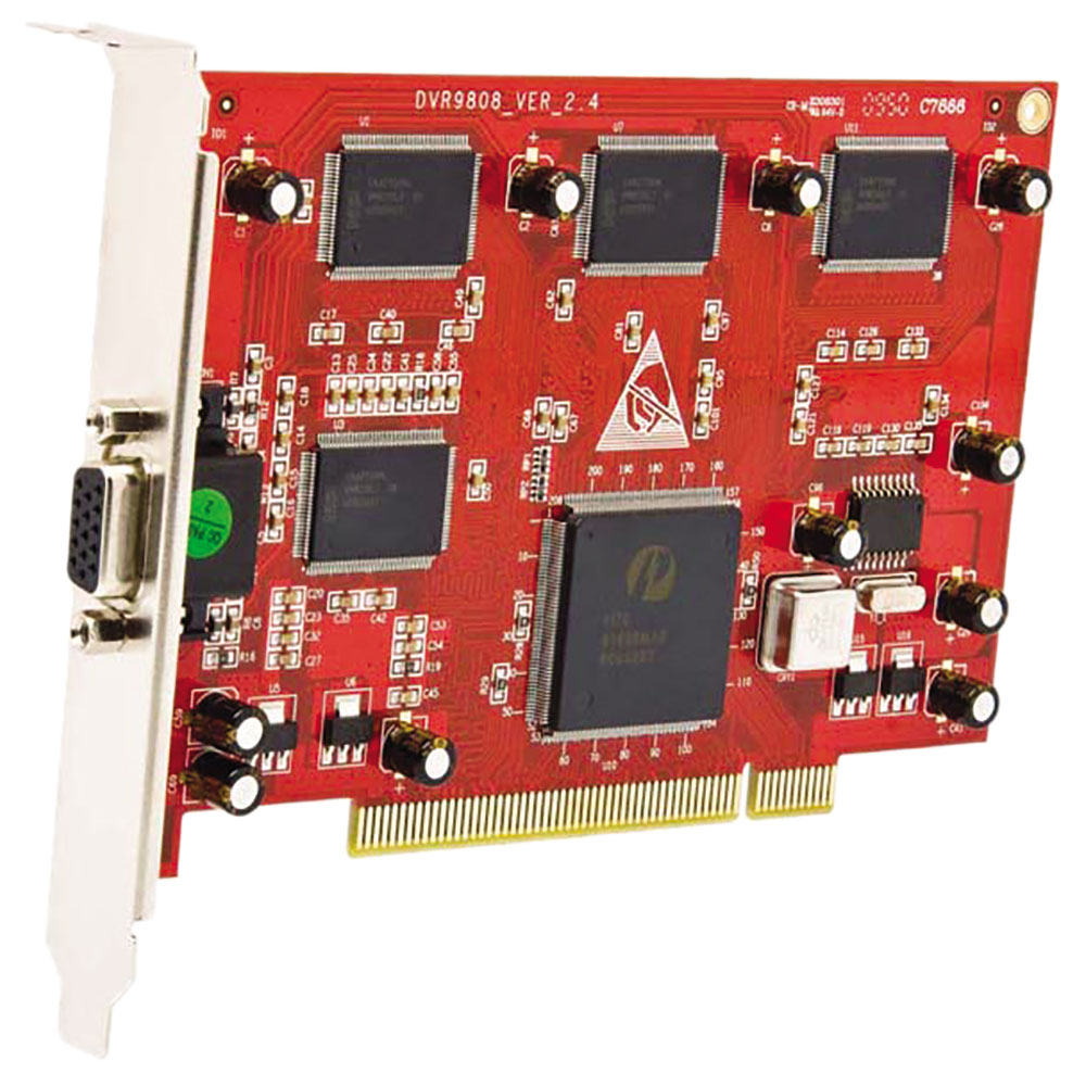 Kit Placa Dvr Seykon Pci Sk-9808 8 Canais Real Time