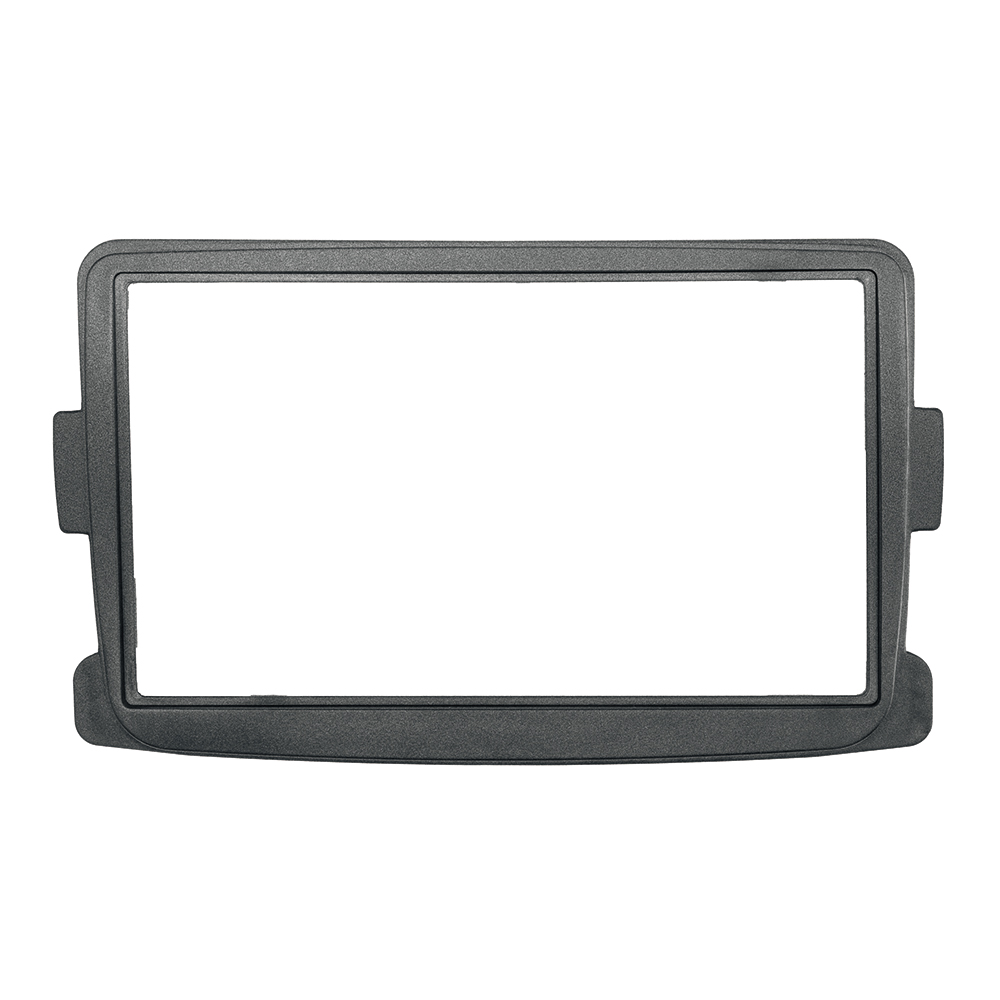 Contra Frente Plástica Permak Renault  Duster Sandero 2 Din Preta