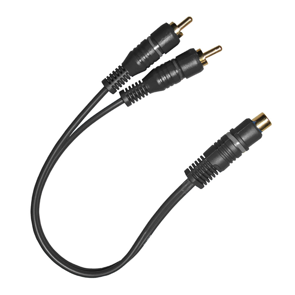 Cabo De áudio Tcw 1 Rca Fêmea + 2 Rca Macho 4mm Com 10 Peças