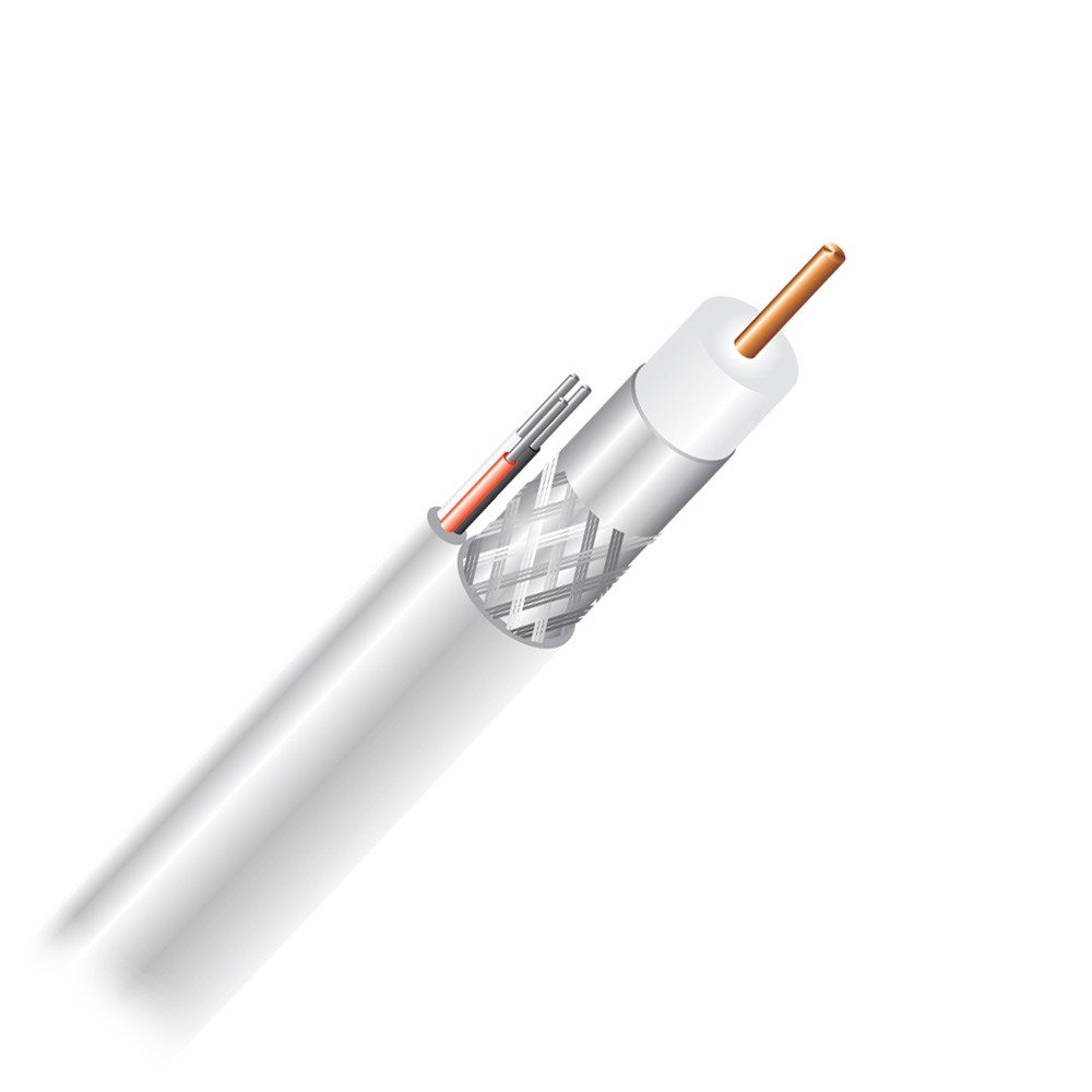 Cabo Coaxial Cabletech Std-40+tp3 Branco Bobina 305 Metros 801214000p01cb22