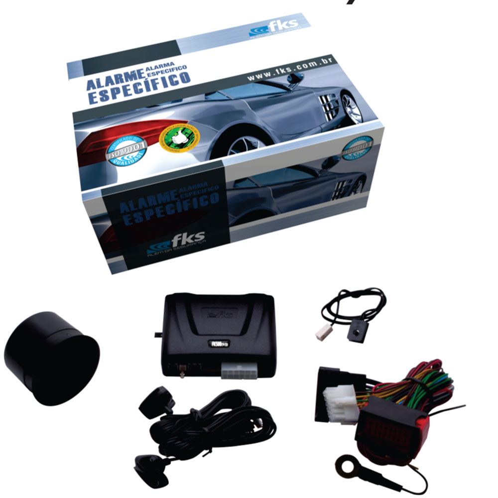Alarme Automotivo Fks Fk500 Vw G5 / G6 Gol, Voyage, Saveiro, Fox