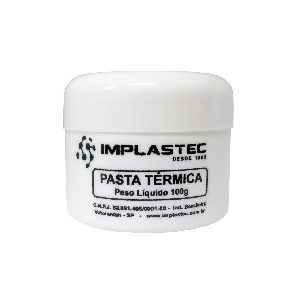 Pasta Térmica Implastec Silicone Pote 100g