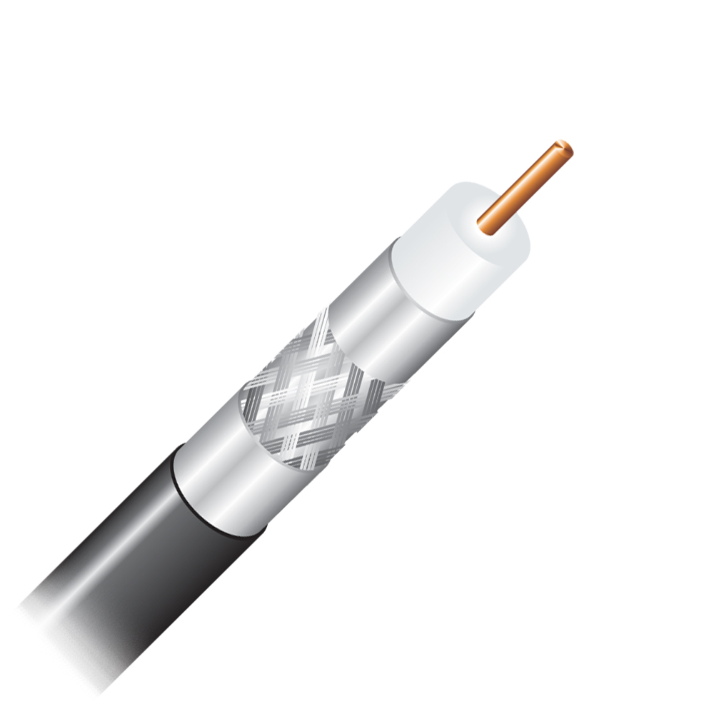 Cabo Coaxial Cabletech Rge-06 Tsnet Preto 305 Metros 802216000t00cb21