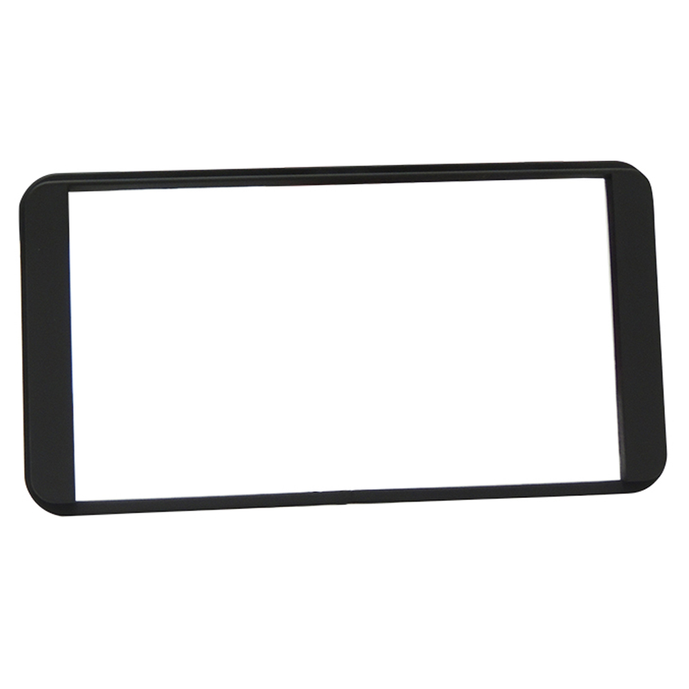 Moldura Fiamon 2 Din Toyota Corolla  2003 A 2007, Hilux 2005 A 2011, Prado Todos Preta