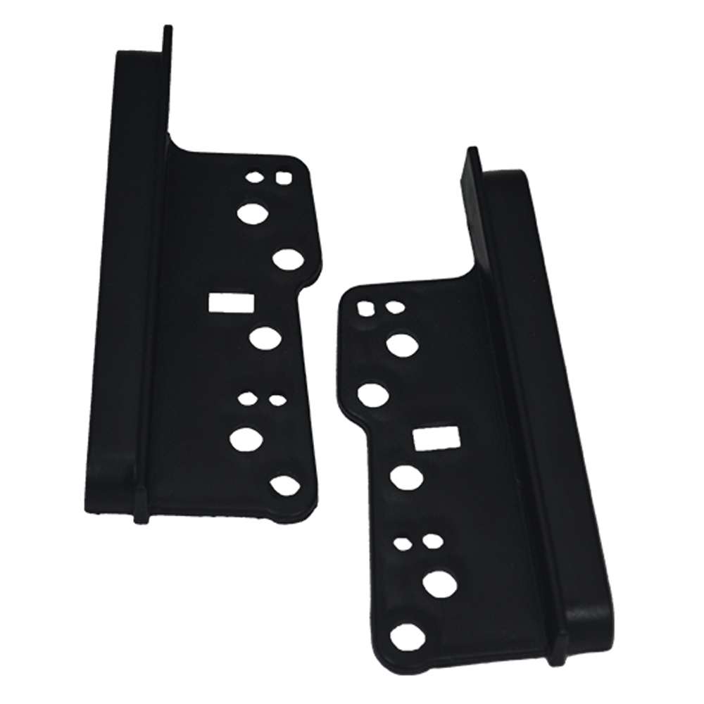 Moldura Fiamon 2 Din Toyota Corolla 2003 A 2007, Hilux 2005 A 2011, Prado Todos Preta ( Só As Laterais )