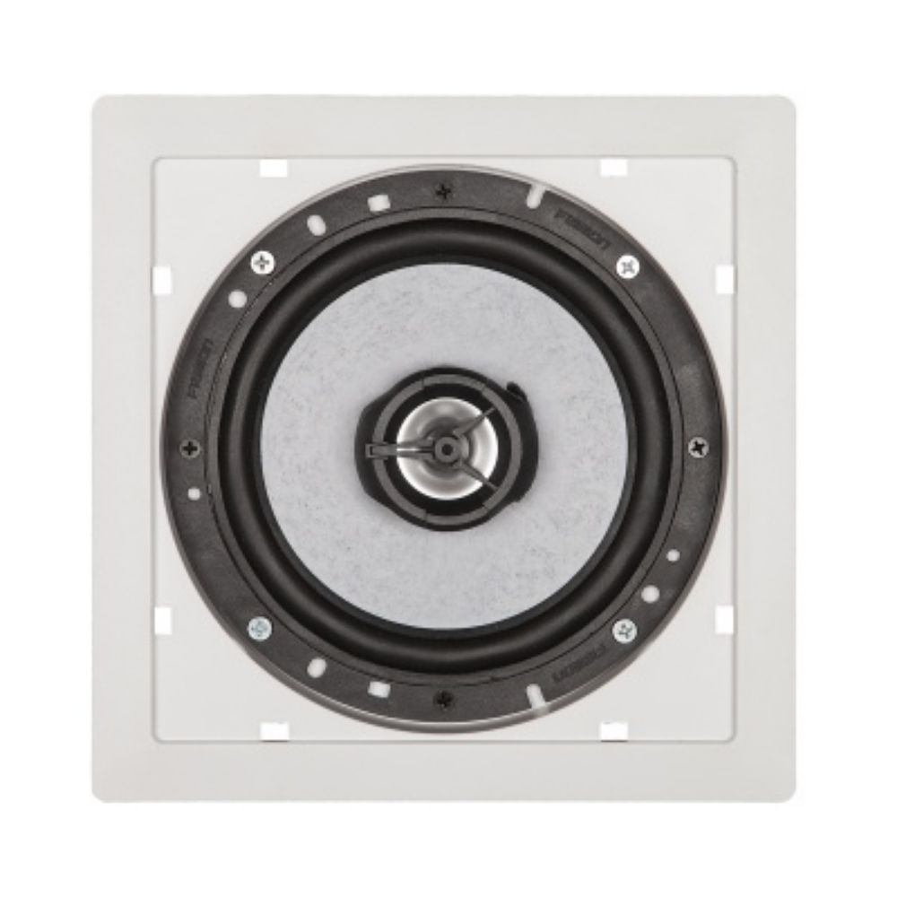 Arandela Quadrada Fiamon 6" Coaxial 50rms 8r Branca