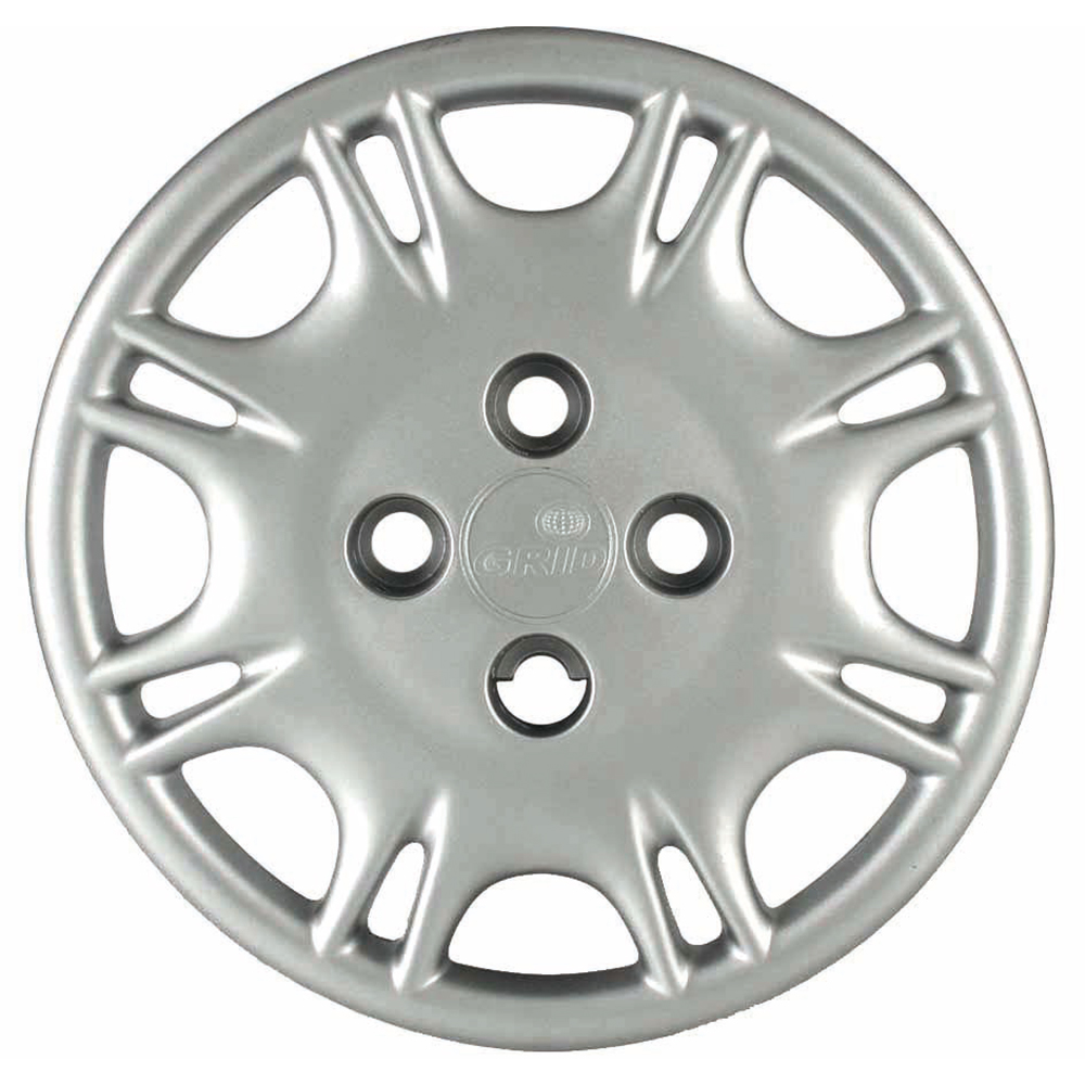 Calota Grid Aro 13p 006cb-pta Prata Modelo Fiat Uno Smart 2001 Cubo Baixo - PC / 4