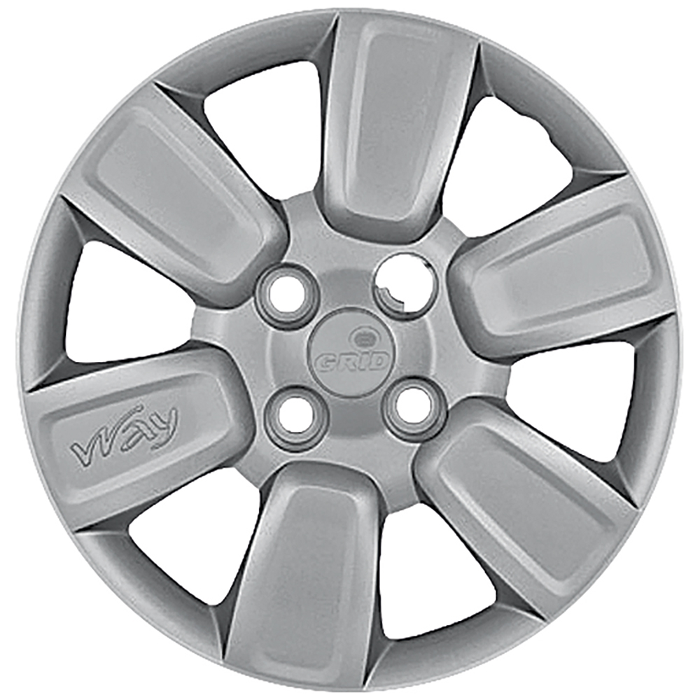 Calota Grid Aro 13p 199cb-pta Prata Fiat Uno Way 2014 Cubo Baixo - PC / 4