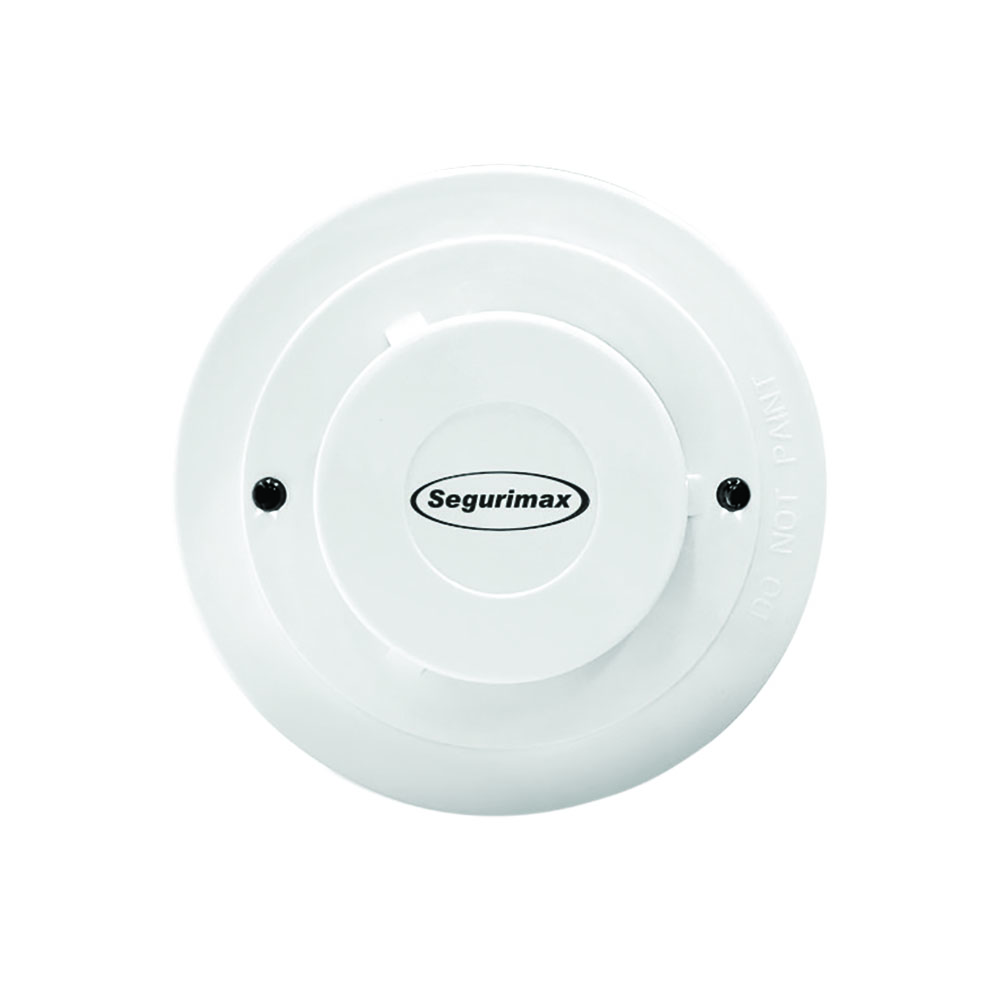 Detector óptico De Fumaça Segurimax 12/24v Contato Seco
