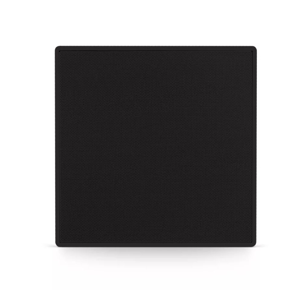 Arandela Frahm 6" 50w Quadrada Sem Borda Preta
