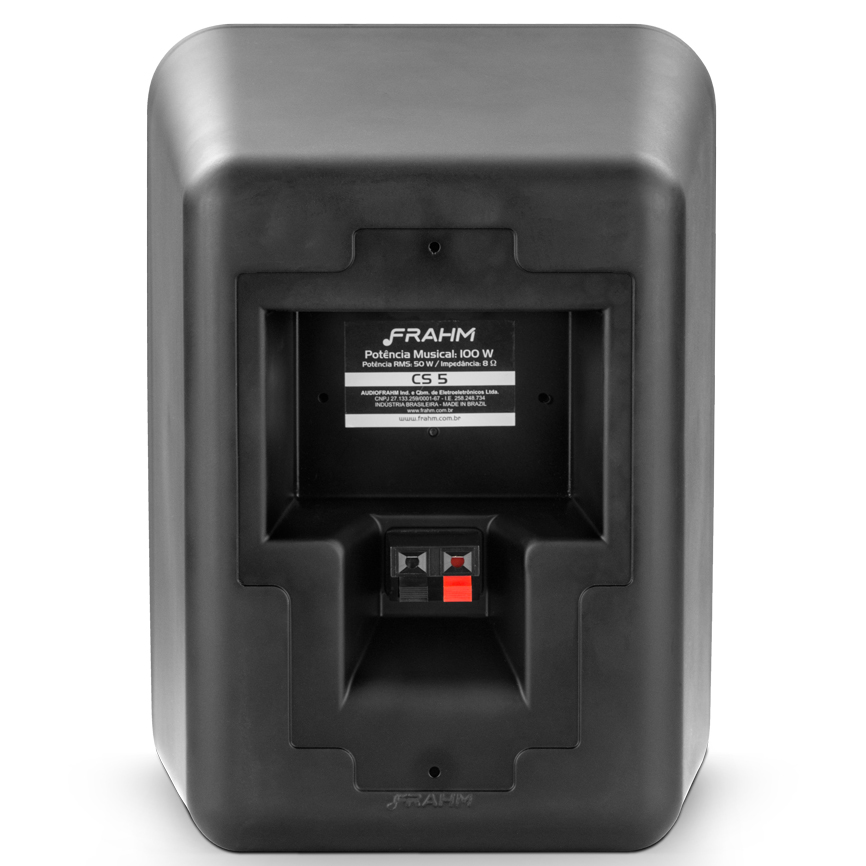 Caixa Frahm 5csl Preta Par 5" 80wrms Tela Lisa