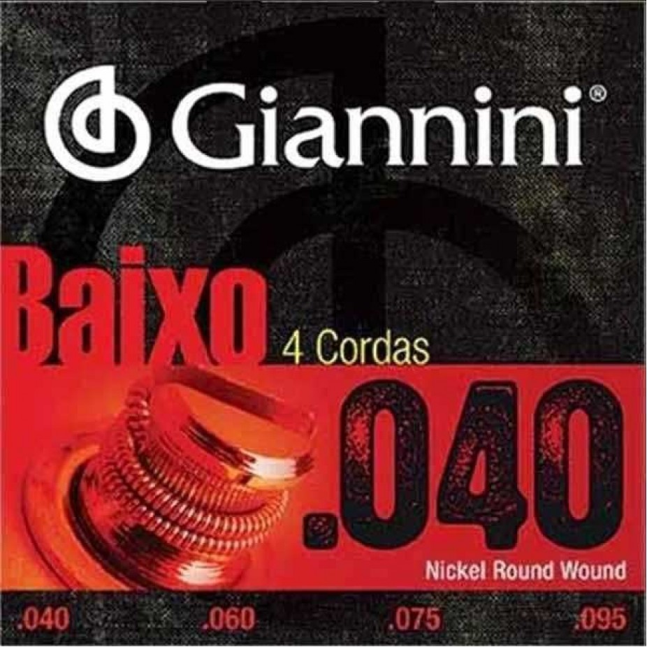 Corda Giannini Contrabaixo Geebrl 4 0.040" Leve
