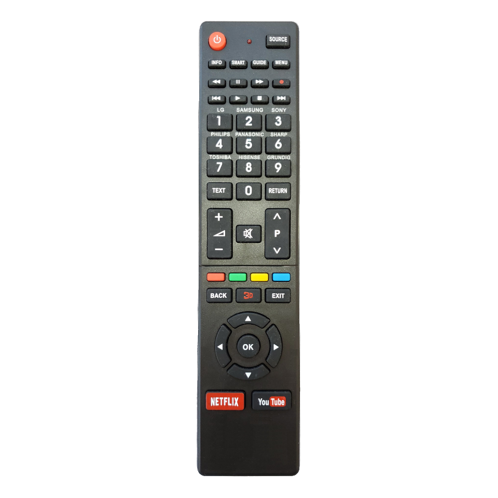 Controle Remoto Mxt 01369 Tv Universal Smart Netflix