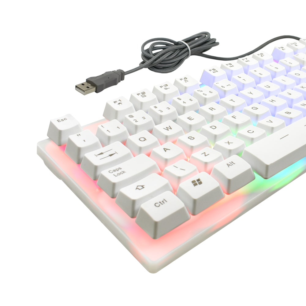 Teclado Gamer Evus Tc-10w Candy