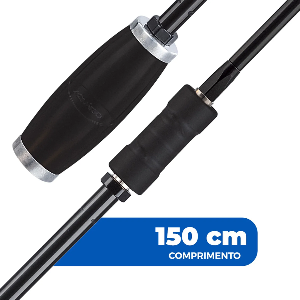 Antena Aquário Px Viúva Negra 11 Metros Com Base Pu E Bobina Central