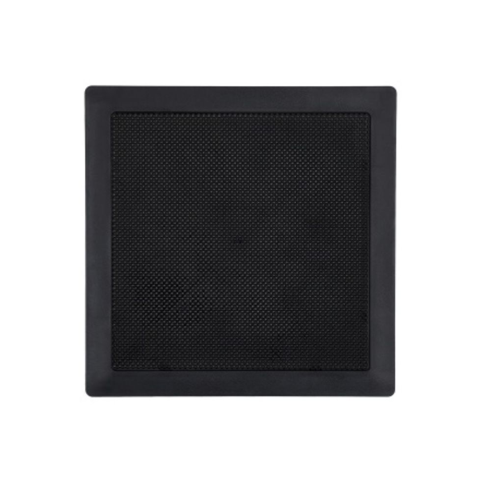 Arandela Fiamon Quadrada 6" Coaxial 50rms 8r - Preta