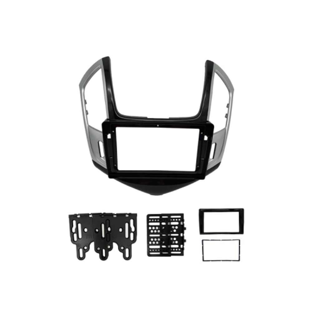 Moldura Fiamon 9" Modelo Chinês Com Adaptador 7" Cruze 2016/2017