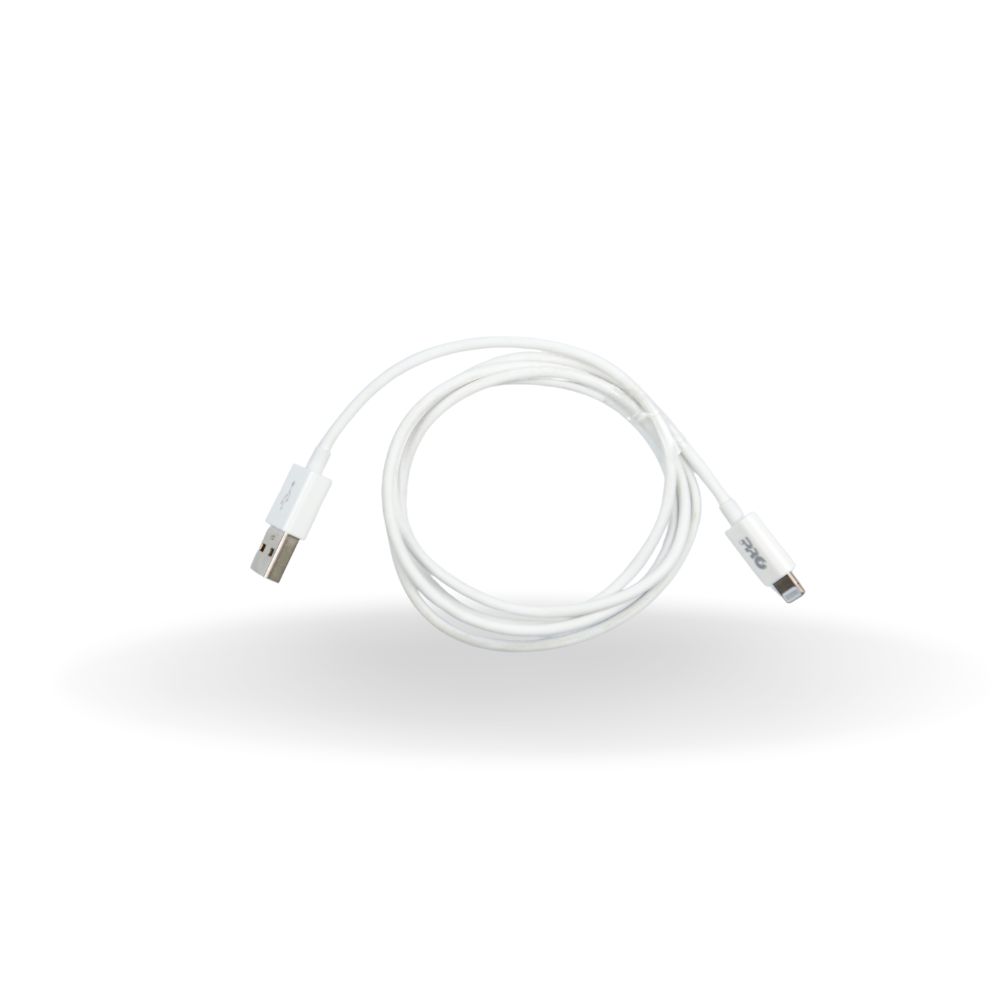 Cabo Usb A X Lightning Proeletronic Caus-100l Branco 1,0m