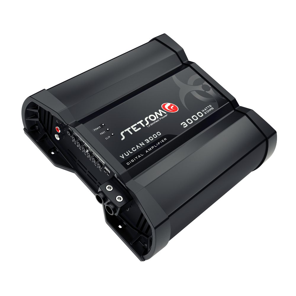 Amplificador Digital Stetsom Vulcan 3000 1 Canal 2 Ohms