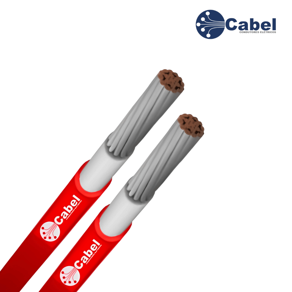Cabo Solar Cabel 6,0mm² Vermelho 100m