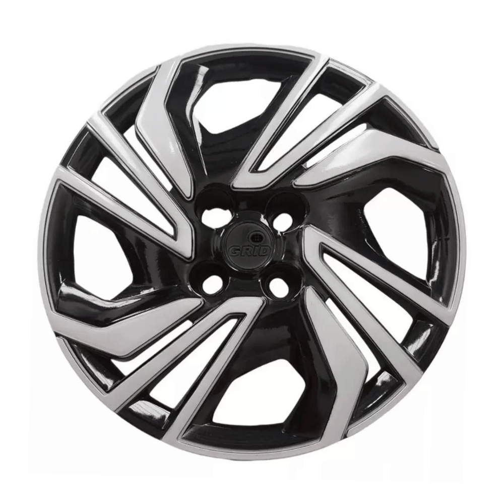 Calota Grid Aro 15" P 380 Cp-pbp-u Chevrolet Onix 2023/24 Preto/prata - PC / 4