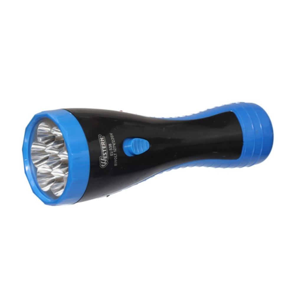 Lanterna Recarregável Western El-338 Curta 7 Leds
