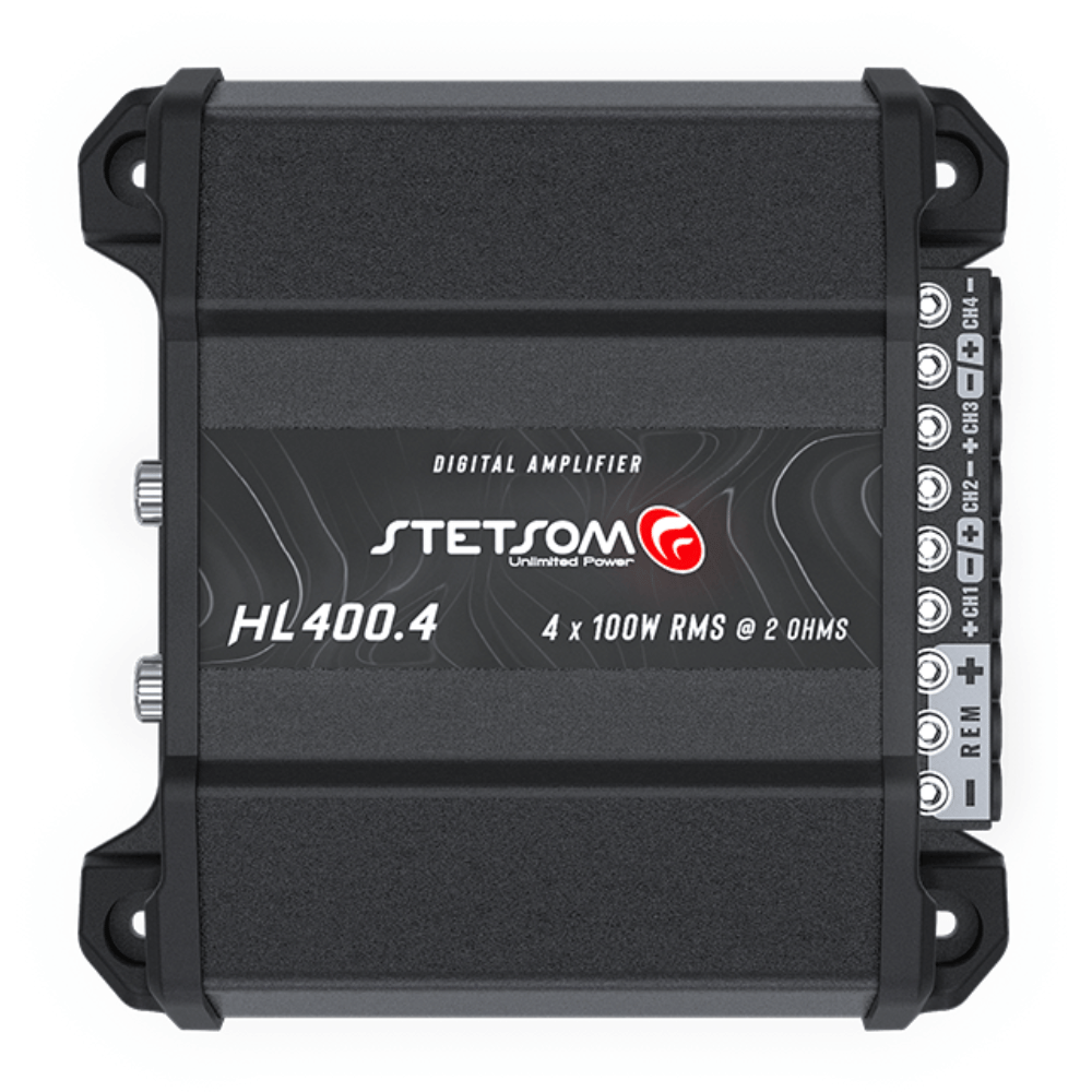 Modulo Potencia Stetsom Hl400.4 Iron High Line 2r Entrada Rca