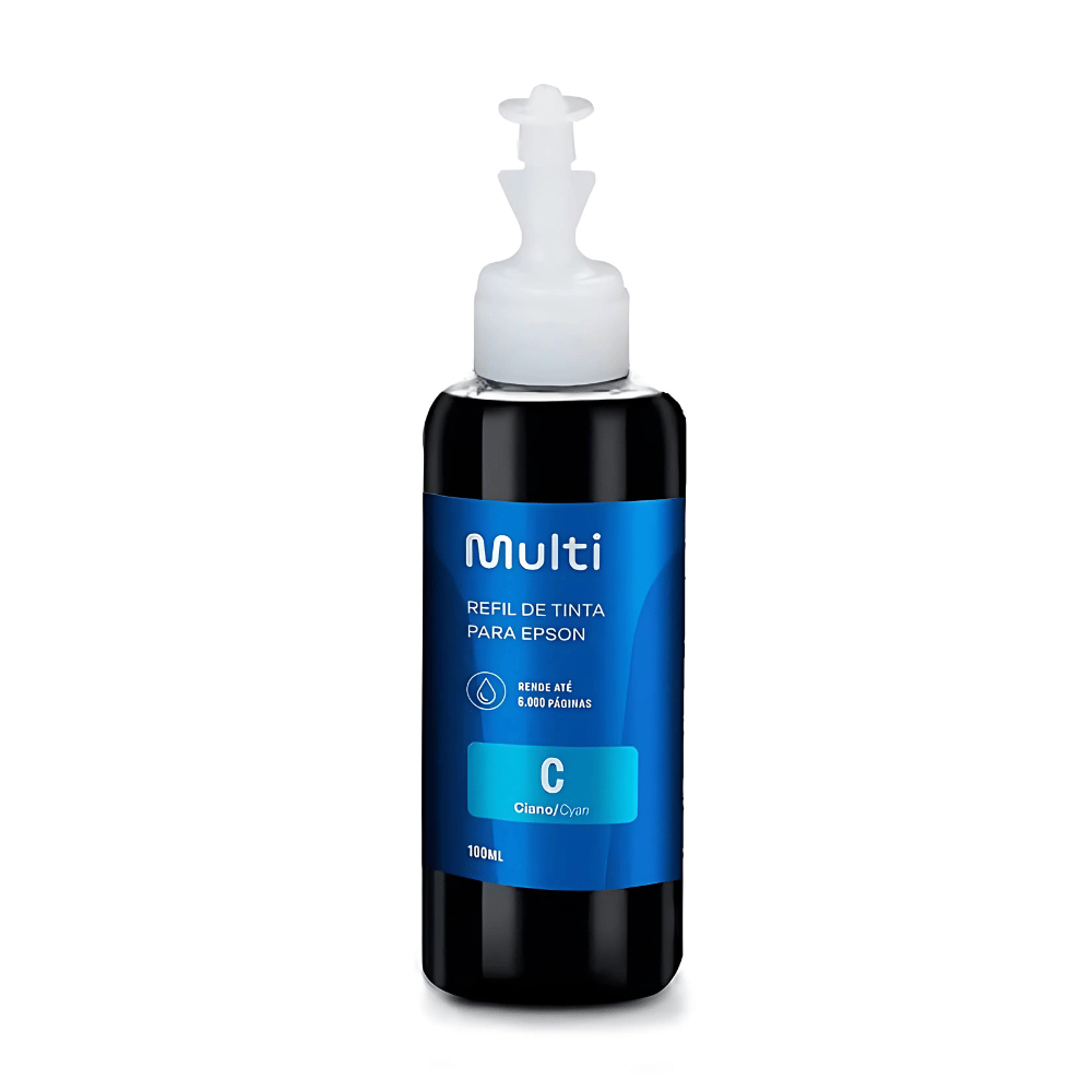 Refil De Tinta Multi Rf006 Para Impressoras Epson T664 100ml - Ciano