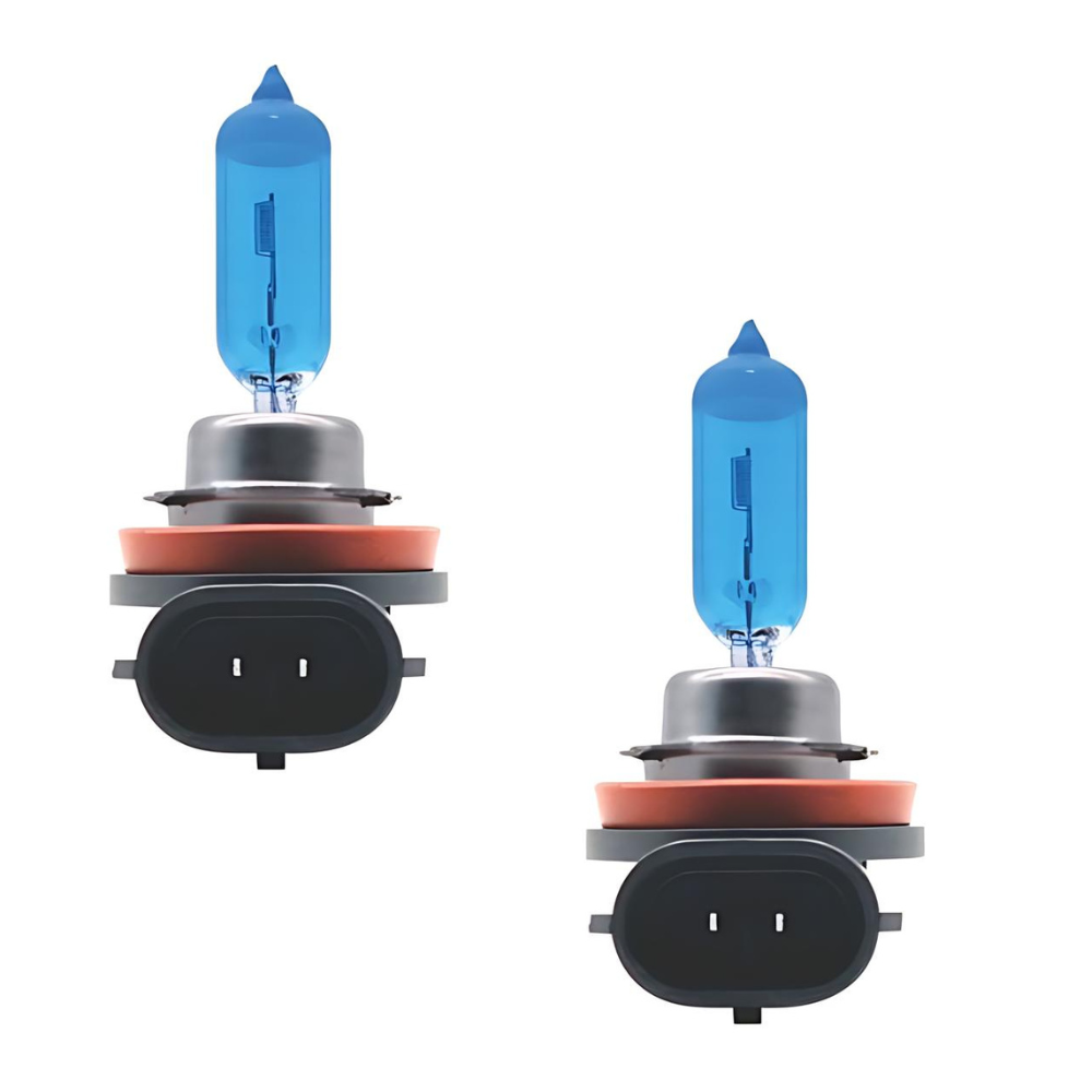 Par De Lâmpadas Halógena Super Brancas Code/tech One H11 12v 55w