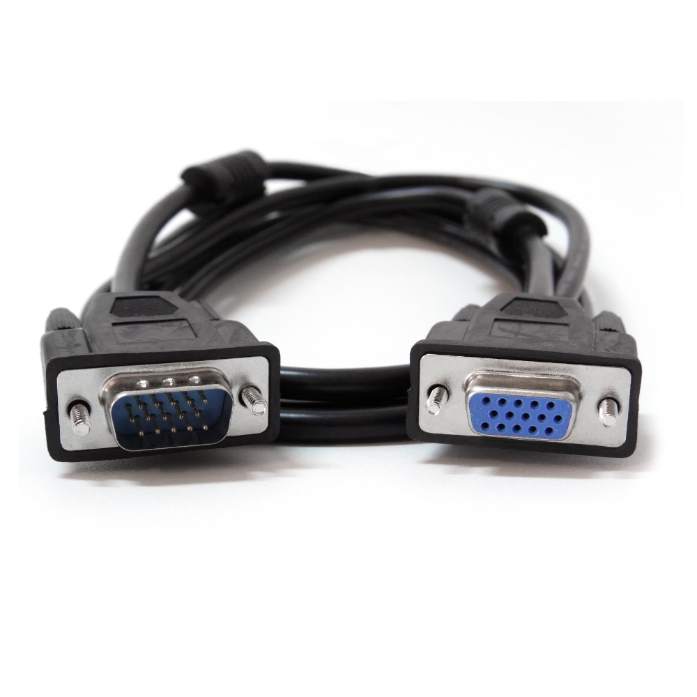 Cabo Vga Com Filtro Nwt Hd15 Macho/macho 40 Metros – Preto