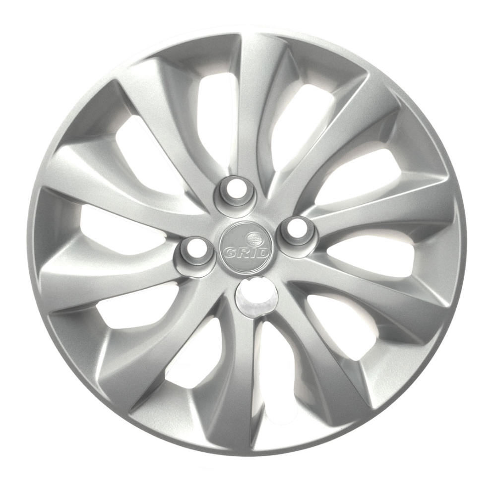 Calota Aro Grid Idea 15p Prata - PC / 4