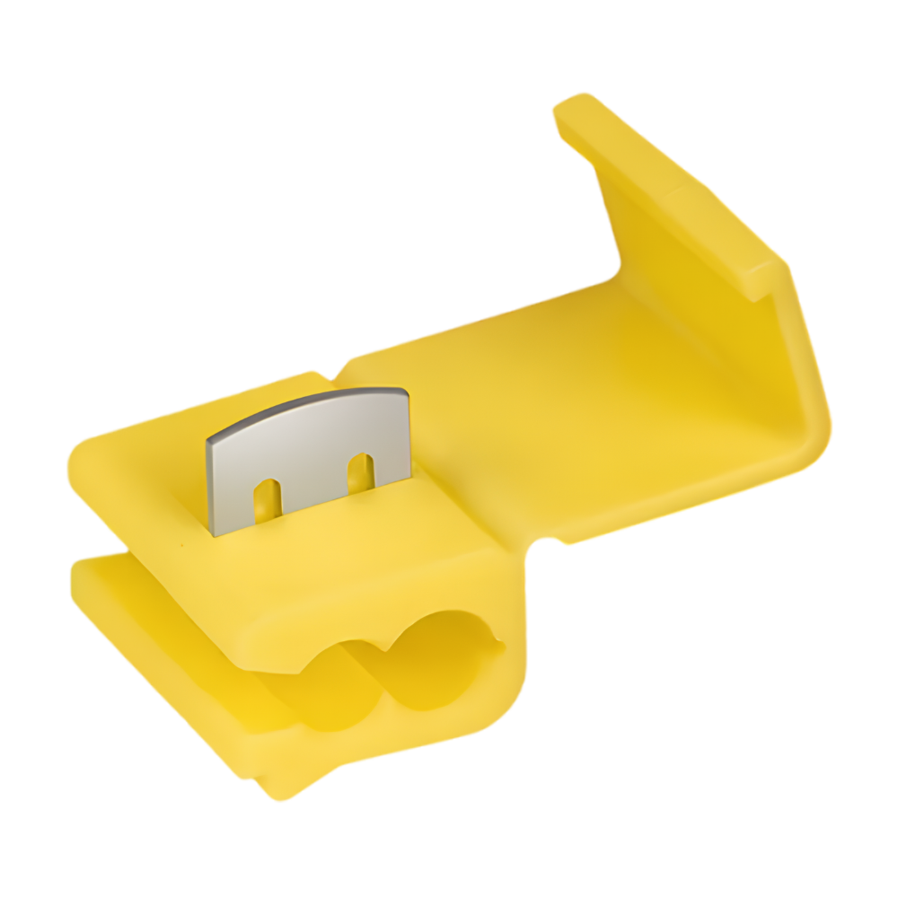 Conector Derivação Permak Taplink 2,50 A 6,00mm Com 25 Unidades - Amarelo
