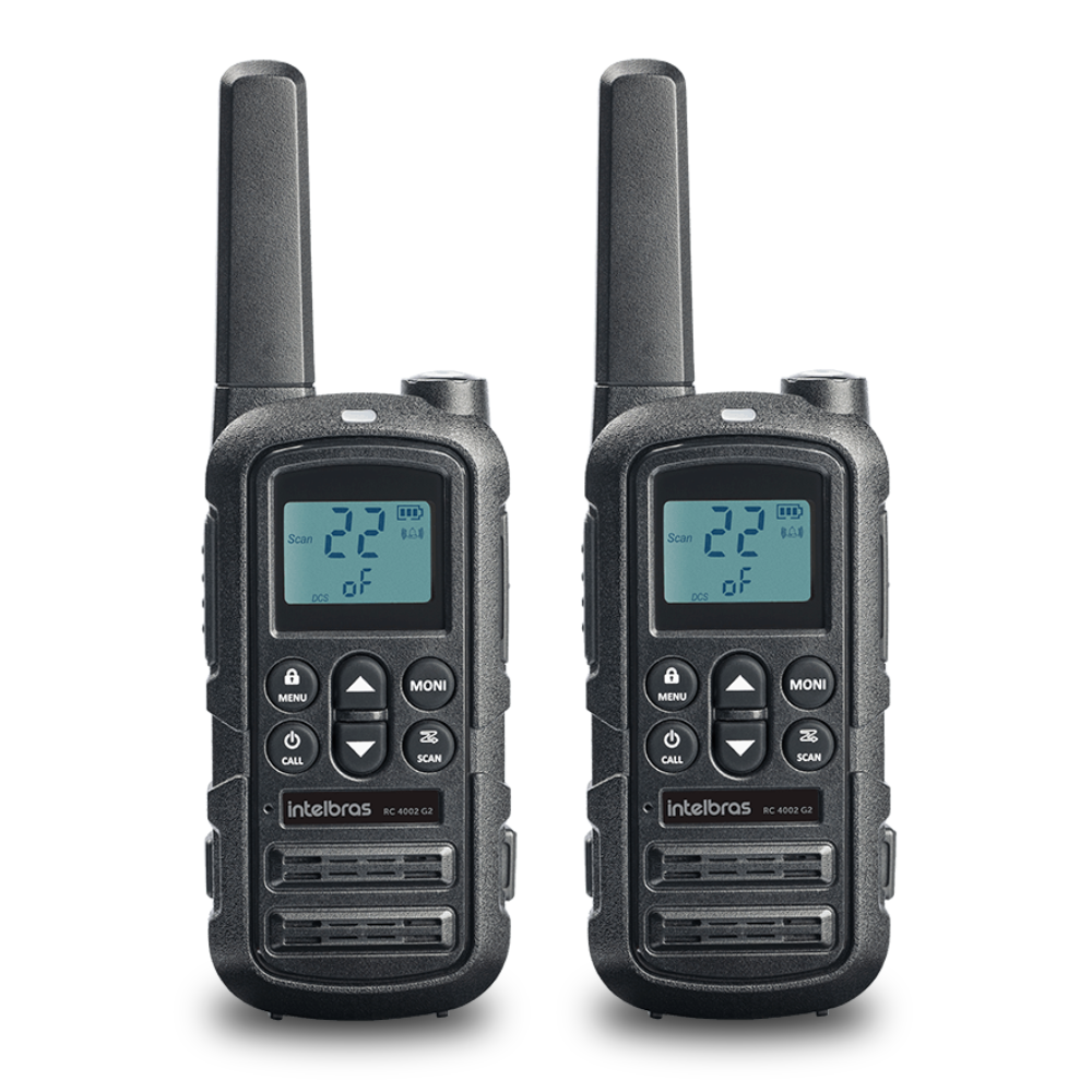 Rádio Comunicador Intelbras Rc4002 G2 4160049 - Par