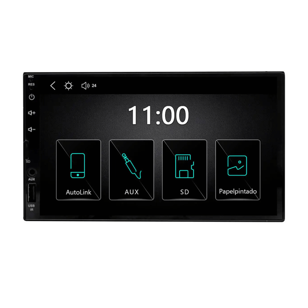Central Multimídia Adak Play-7mp5 7" Carplay Android Auto Sem Fio