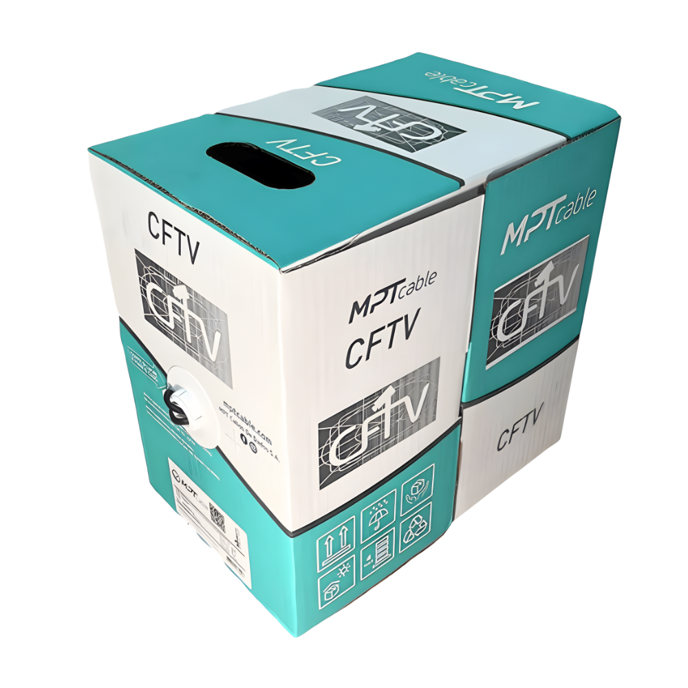 Cabo Cftv Mpt Cable 4p X 24awg Cmx 305m Azul
