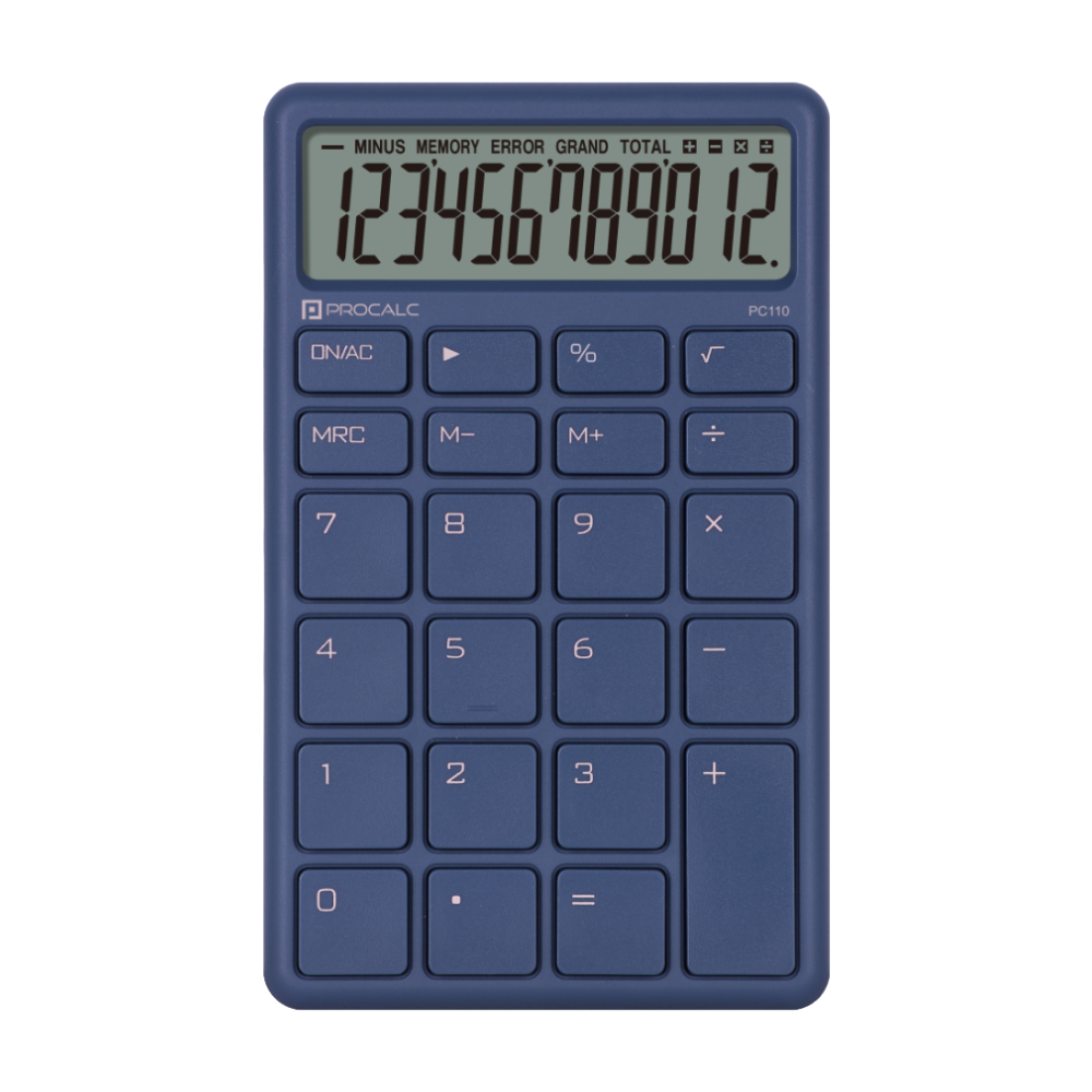 Calculadora De Mesa Procalc Pc110 12 Dígitos Azul