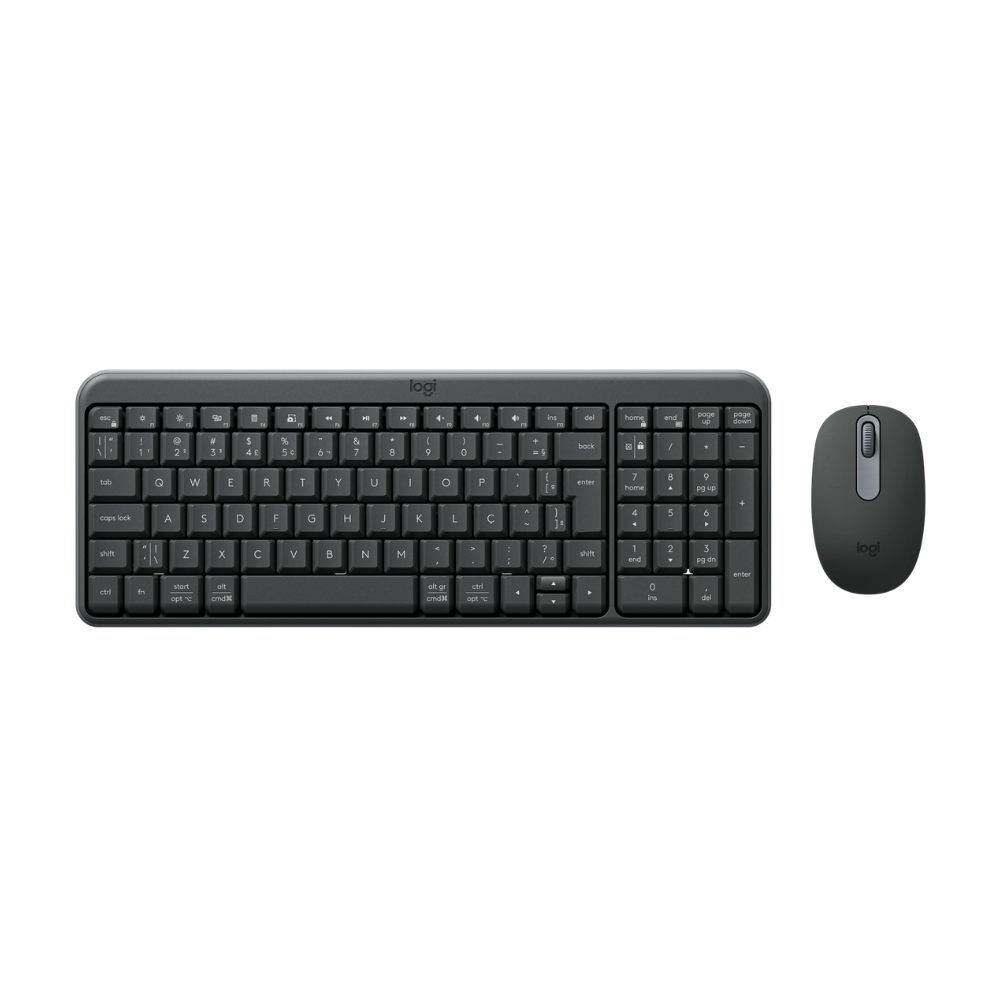 Combo Teclado E Mouse Sem Fio Logitech Mk250 Grafite