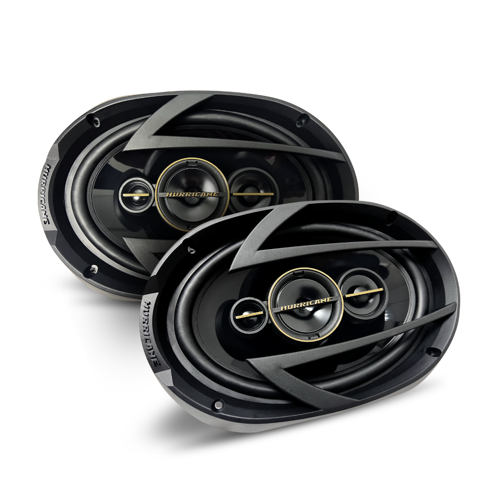 Alto Falante 6x9" Hurricane Aurum A69 Q Quadriaxial 130w Rms 4r Par