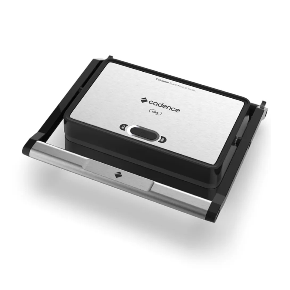 Grill Elétrico Cadence Grl200 Click Inox 220v