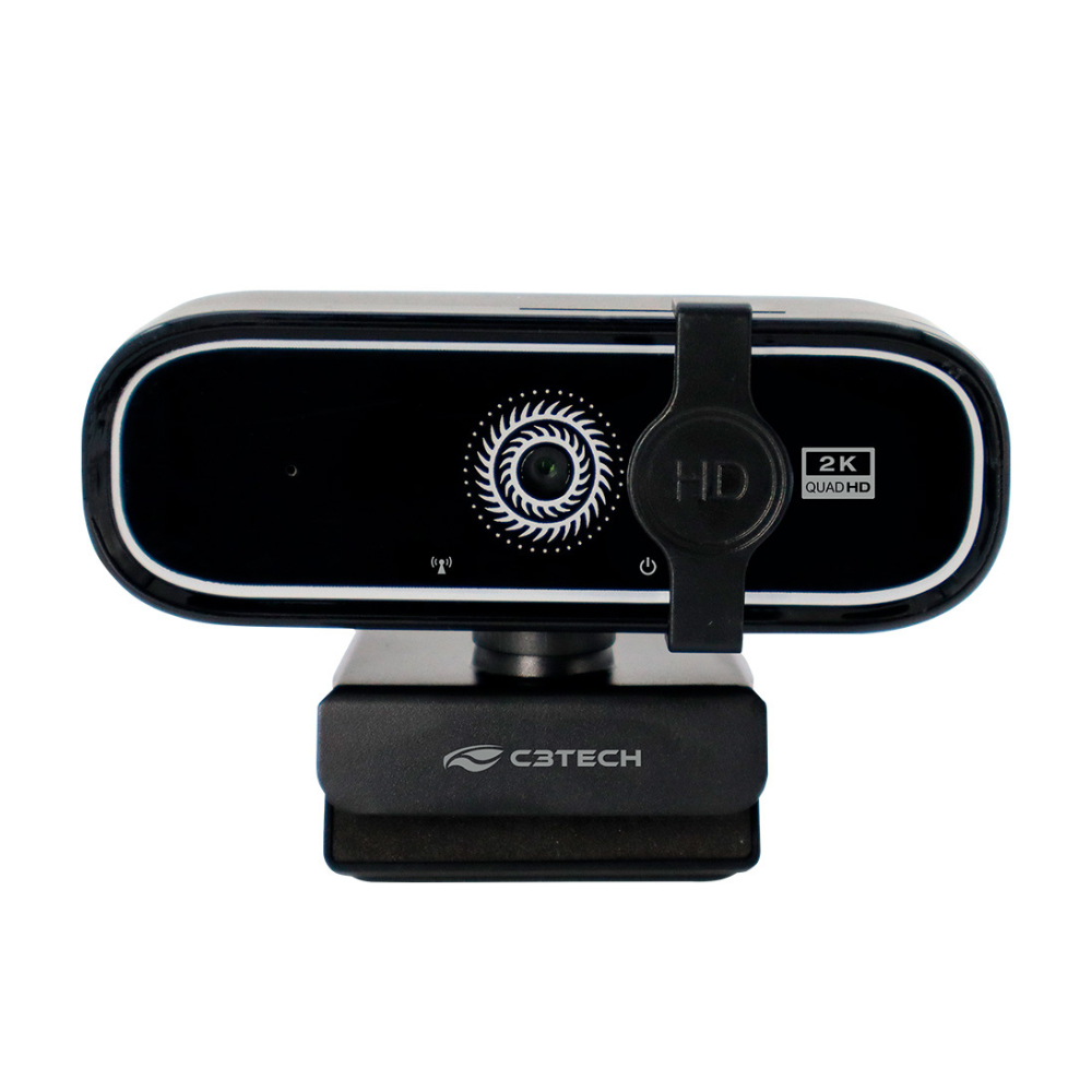 Webcam C3tech Wb-200bk Qhd 2k