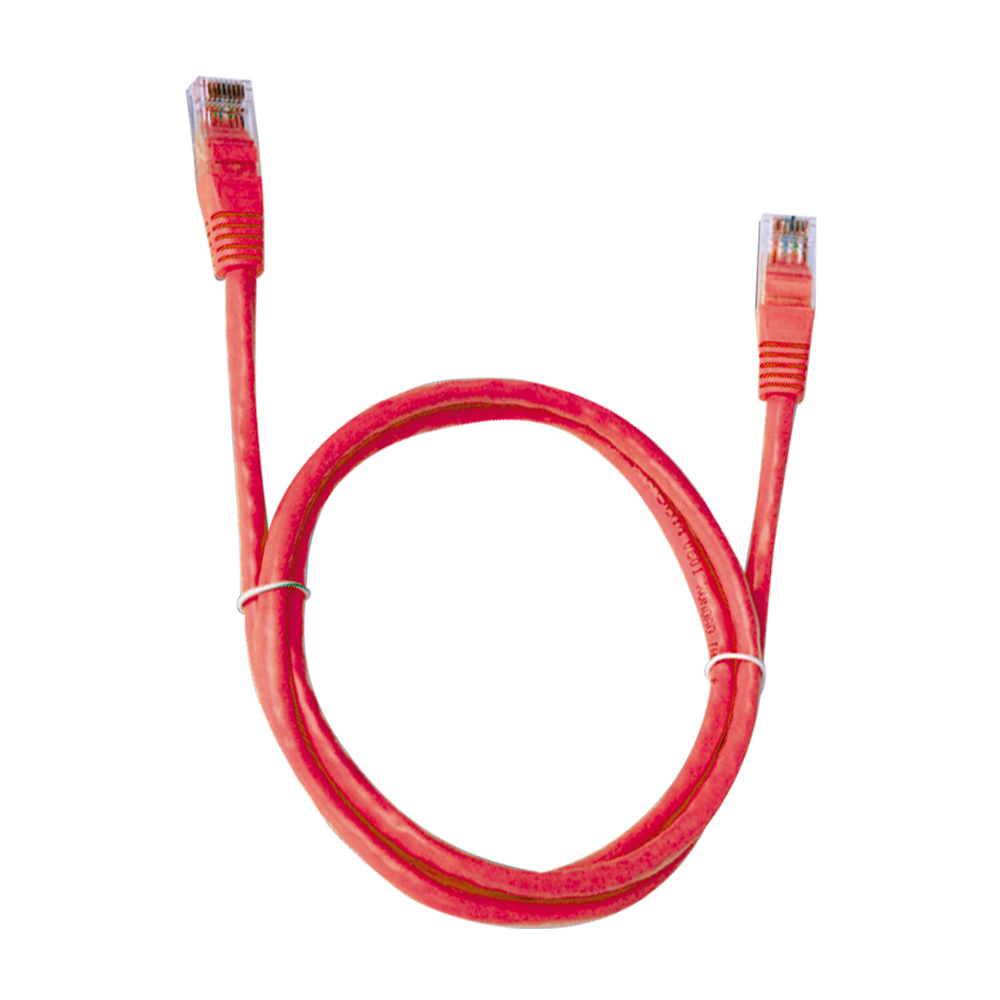 Cabo De Rede Patch Cord Cat6 Pluscable Pc-eth6u50rd 5m Vermelho