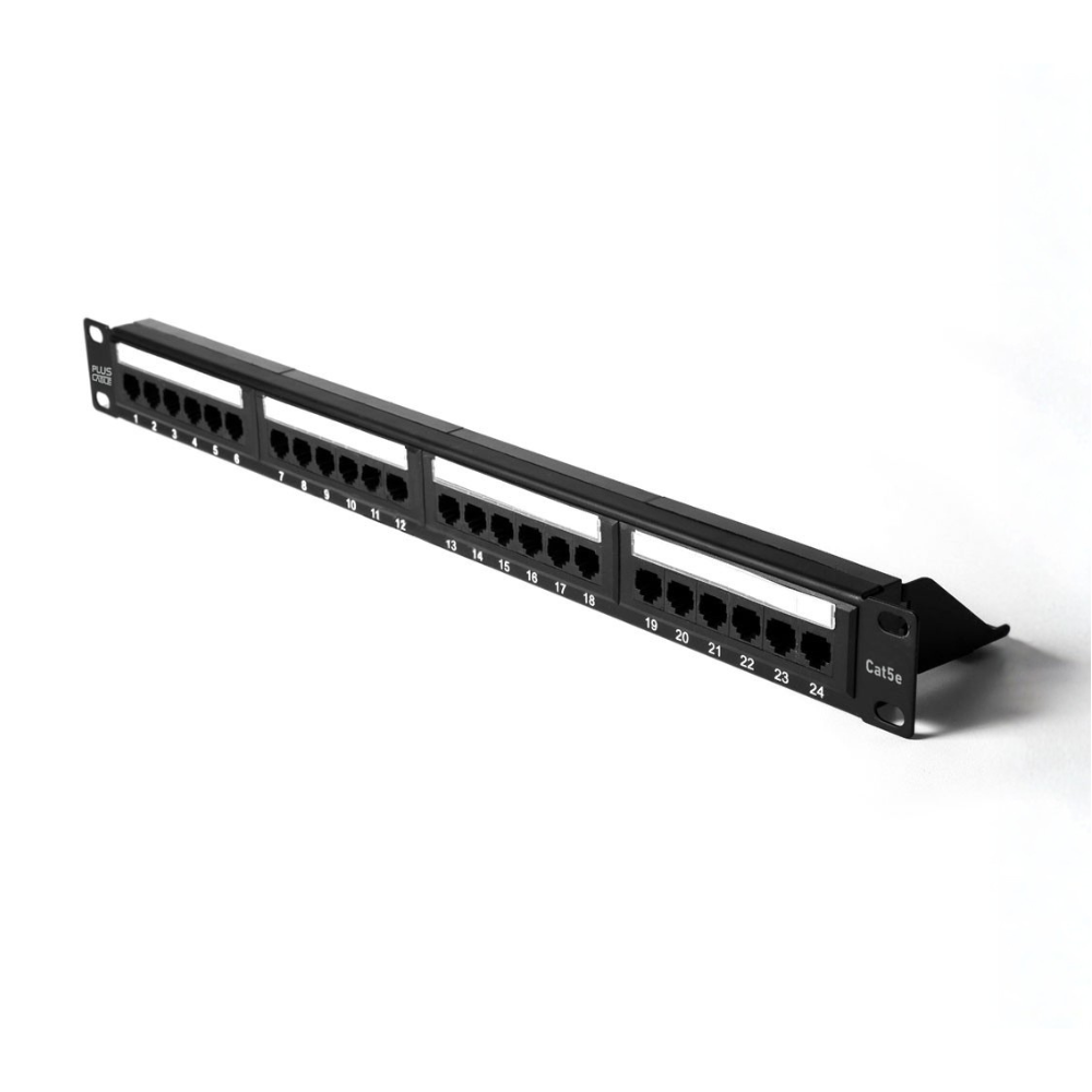 Patch Panel Pluscable La-p524 Cat5e 24 Portas Sem Guia