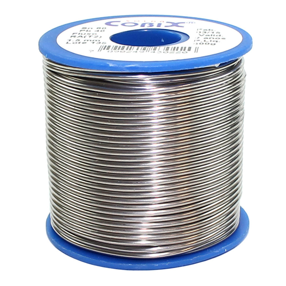Solda Azul Cobix Sn60-pb40 500 Gramas