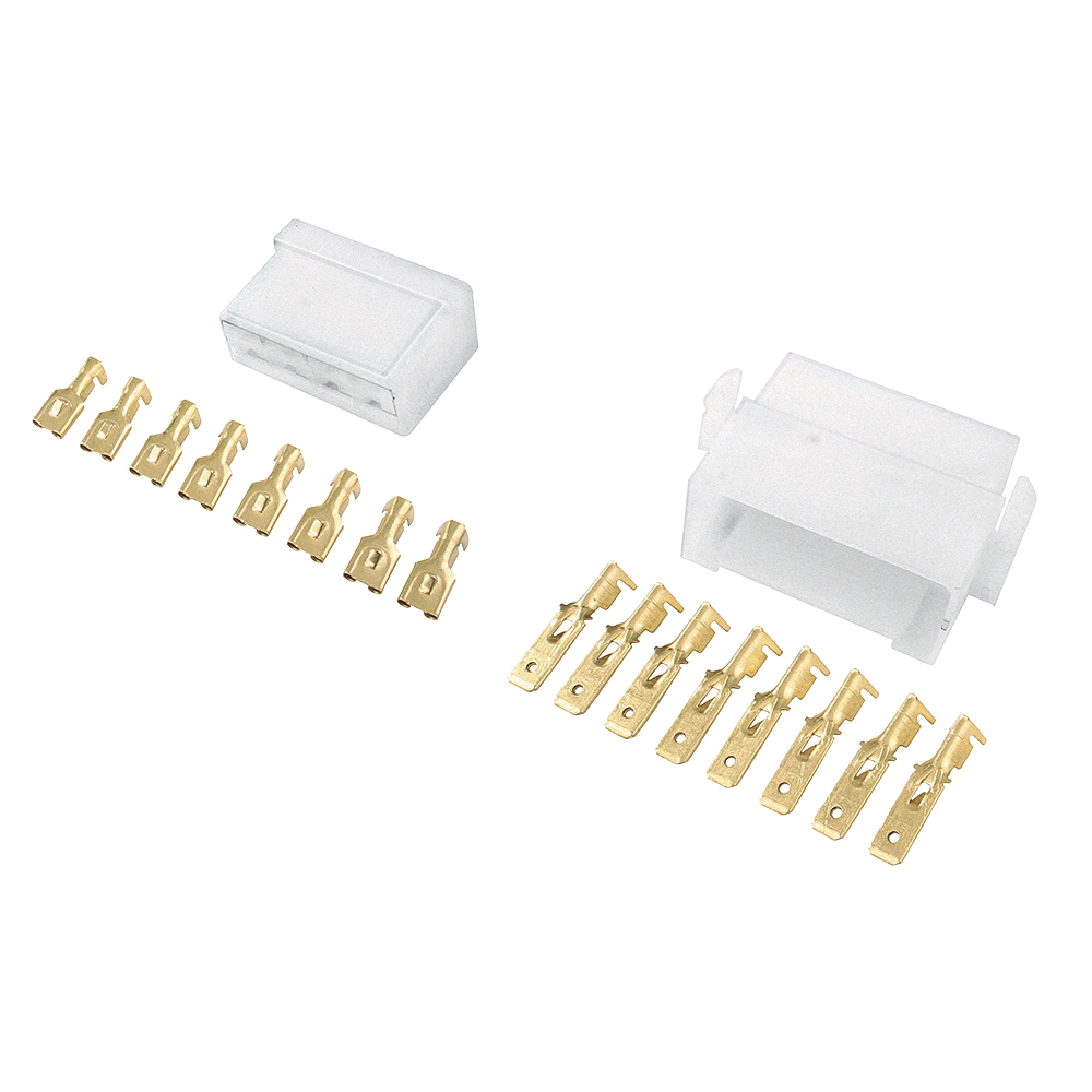 Conector Permak 8 Vias Com Terminais Kit 4 Peças (embalagem Com 10 Kits)