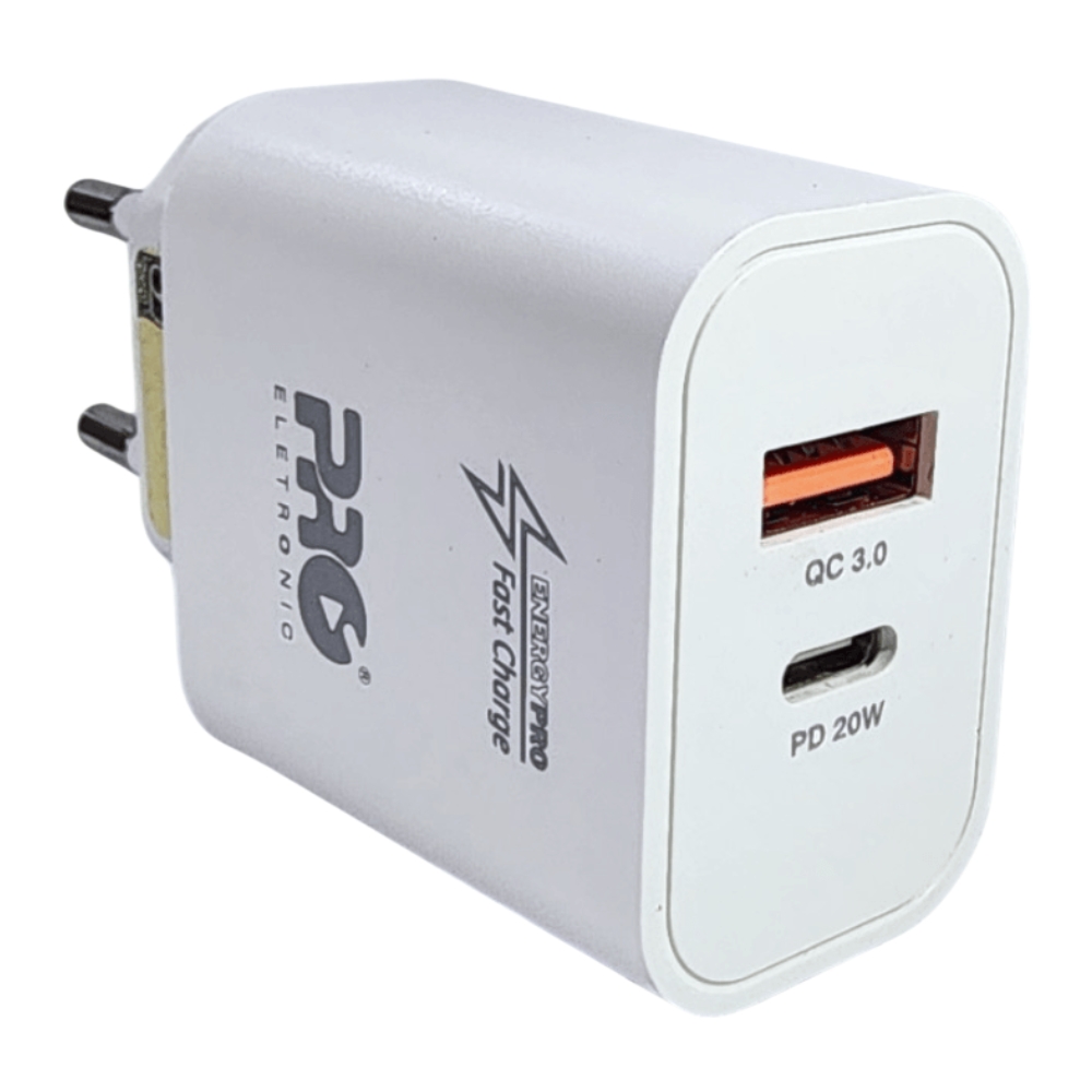 Carregador De Celular Universal Ultrarrápido Proeletronic 20w